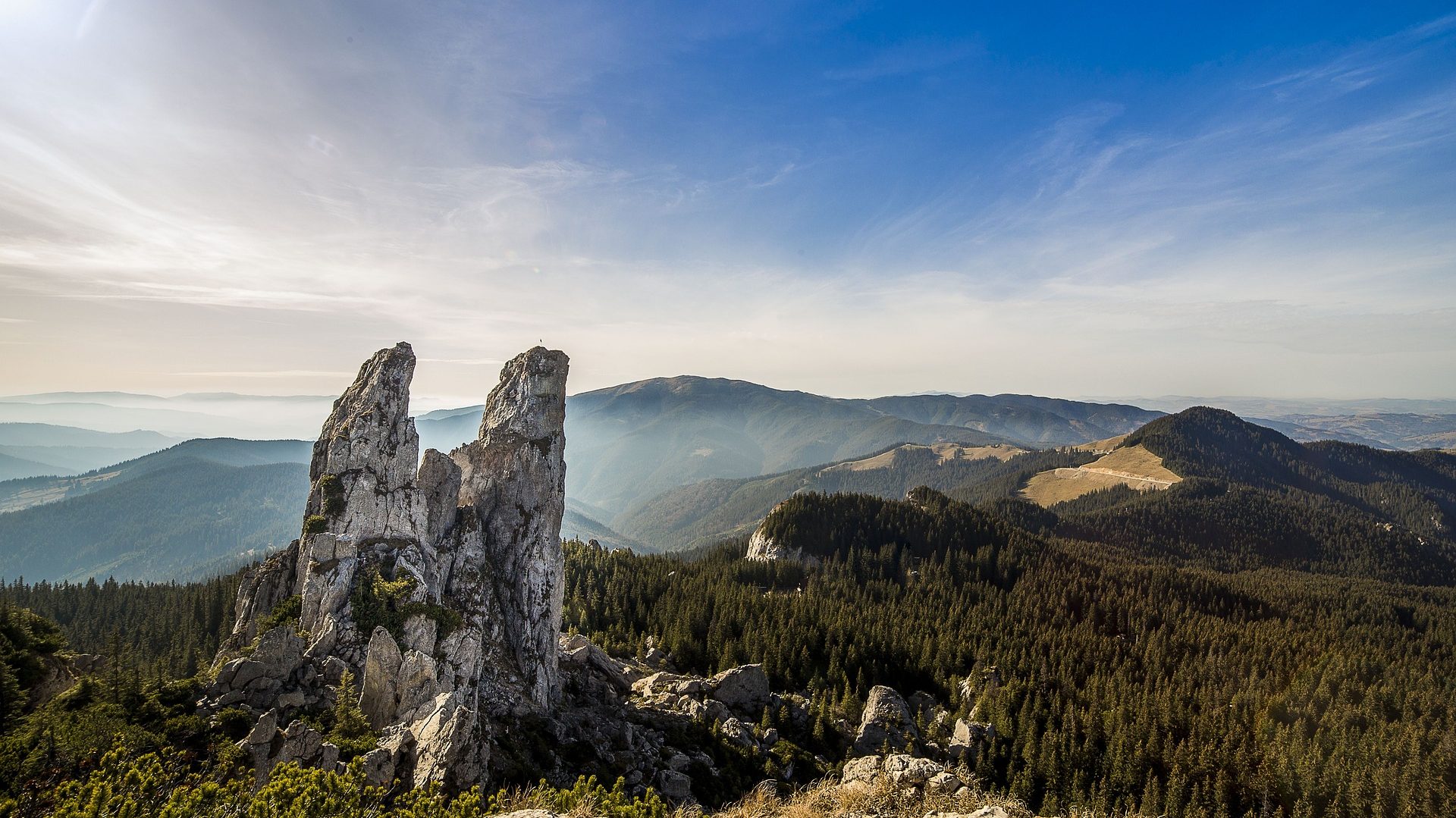 Los Montes Cárpatos en Rumanía