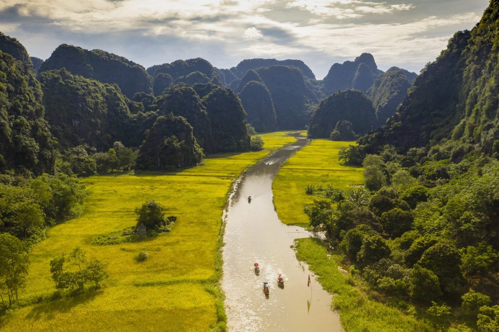 Tam Coc en Vietnam. Mejores lugares naturales del Sudeste Asiático