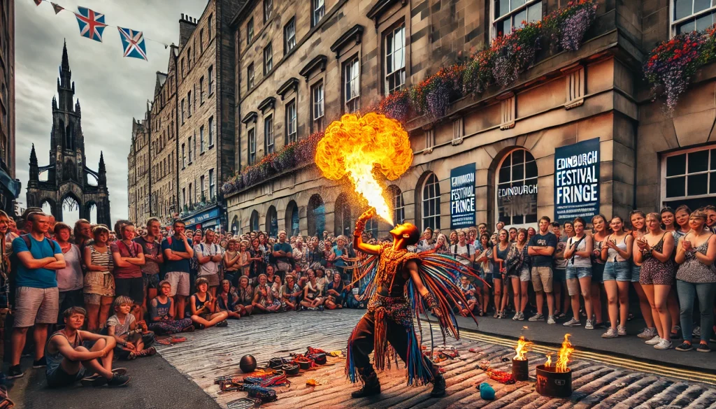 El Edinburgh Festival Fringe es un evento que tiene lugar cada año en agosto en la histórica ciudad de Edimburgo, Escocia