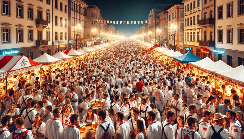 Fiesta de Bayona 2024. Las Fiestas de Bayona son una celebración única que abarca cinco días y cinco noches, llenos de alegría y color.